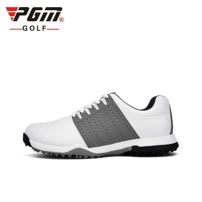 2020 New Design Wholesale Men's Waterproof golf shoes with Non-slip breathable insole